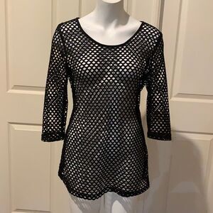 Soft Works Netted Top/cover up. Small